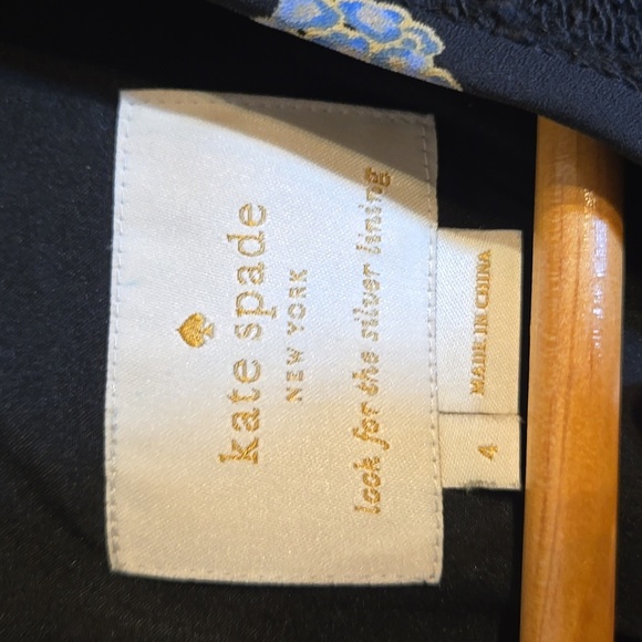 Kate Spade Cotton The Blossom Trimmed Tweed Lined Fit And Flare Mini Dress - Picture 12 of 14